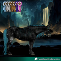 Horse Color:Void Painted Plaid  Grullo Ice Roan Onyx Splash Tobiano Appaloosa 