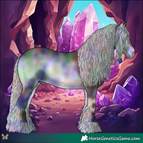 Horse Color:Nacre Silver Brown Chinchilla Onyx 