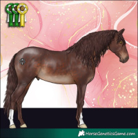 Horse Color:Chocolate Brown 