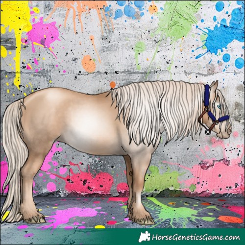 Horse Color:Gray Gold Cream Champagne Pearl 