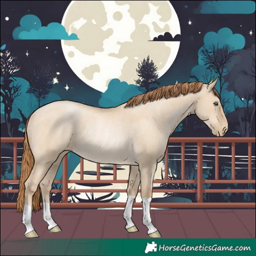 Horse Color:Smoky Grullo Pearl Rabicano