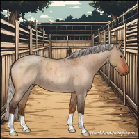 Horse Color:Silver Bay Roan Dun 