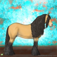 Horse Color:Buckskin Rabicano 