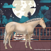 Horse Color:Silver Smoky Black Pearl Rabicano 