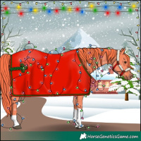 Horse Color:Watercolor Liver Chestnut Tobiano 