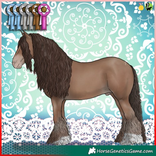 Horse Color:Classic Champagne Tobiano