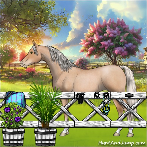 Horse Color:Silver Bay Roan Pearl 