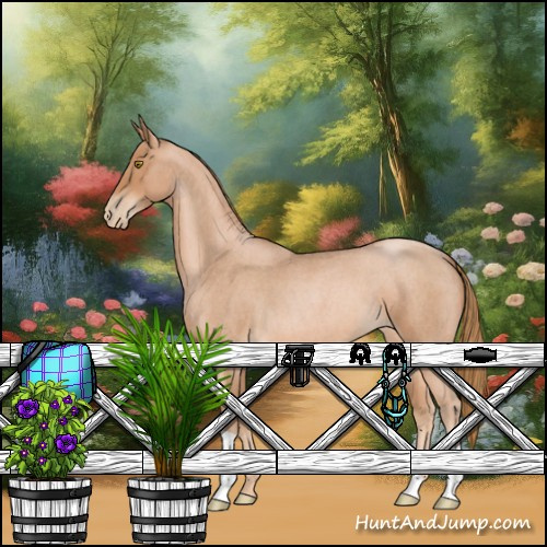 Horse Color:Red Roan Pearl 