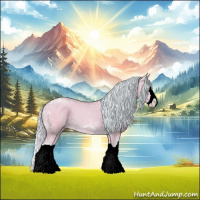 Horse Color:Watercolor Silver Sable Champagne Ice Dun Splash 