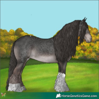 Horse Color:Platinum Liver Chestnut Tobiano 