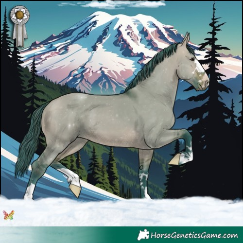 Horse Color:Watercolor Bay Dun 