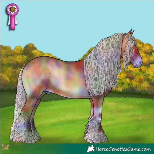 Horse Color:Nacre Silver Bay Onyx 