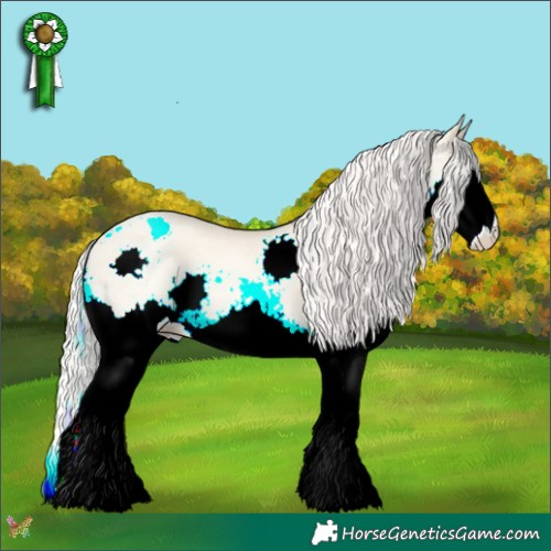 Horse Color:Silver Sable Cream Champagne Pearl Dun Splash 