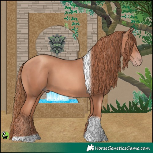 Horse Color:Gold Champagne Tobiano 