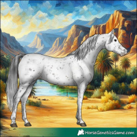 Horse Color:Brown Sabino 