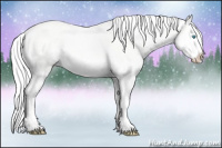 Horse Color:Platinum Cremello Roan Dun Splash