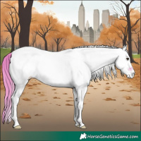 Horse Color:Watercolor White Spotted Chestnut 