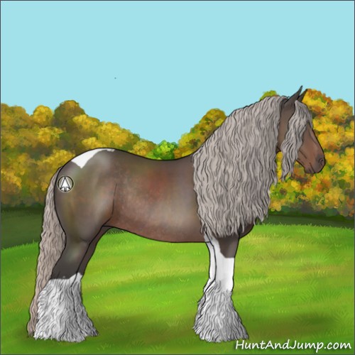 Horse Color:Silver Black Sabino Tobiano Rabicano 