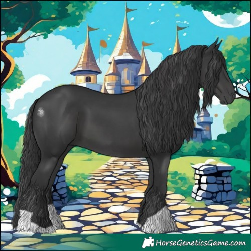 Horse Color:Black 
