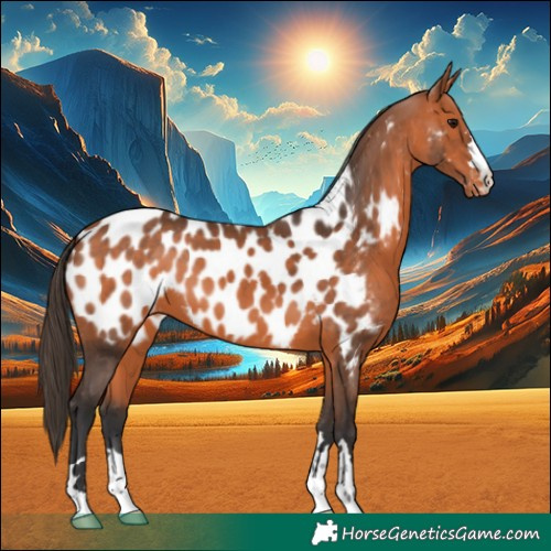Horse Color:Bay Appaloosa 