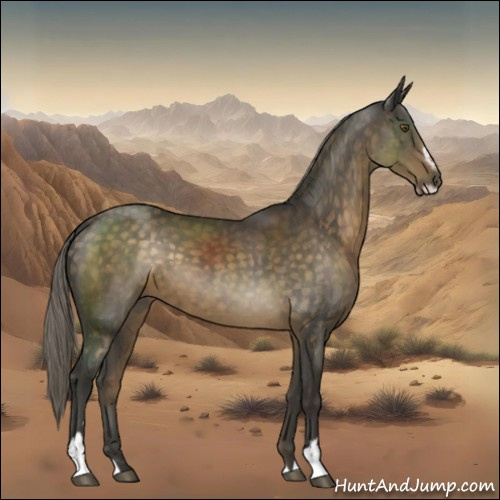 Horse Color:Chocolate Palomino Sabino 