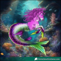 Horse Color:Watercolor Liver Chestnut Splash 