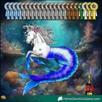 Horse Color:Watercolor White Spotted Silver Brown Chinchilla Splash Tobiano Appaloosa