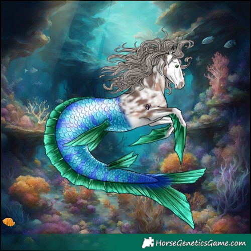 Horse Color:Silver Brown Ice Mushroom Splash 