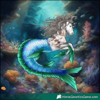 Horse Color:Silver Brown Ice Mushroom Splash