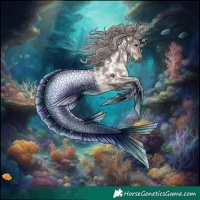 Horse Color:Silver Grullo Ice Mushroom 