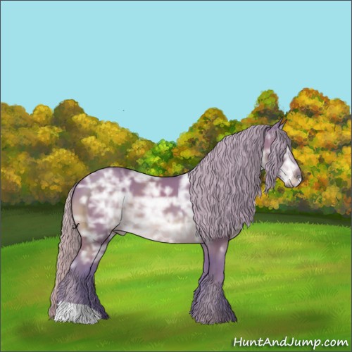 Horse Color:Watercolor Silver Black Ice 