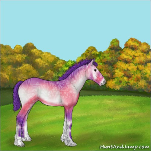 Horse Color:Watercolor Bay Ice Onyx