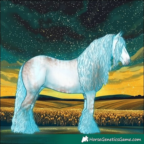 Horse Color:Gray Thunderstruck White Spotted Chestnut and Gray Thunderstruck Silver Bay Tobiano