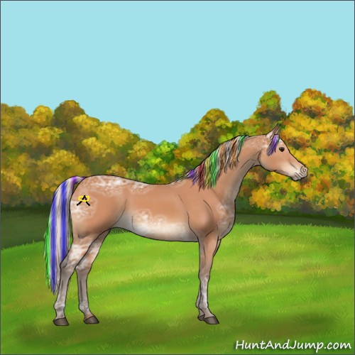 Horse Color:Painted Silver Bay Ice 