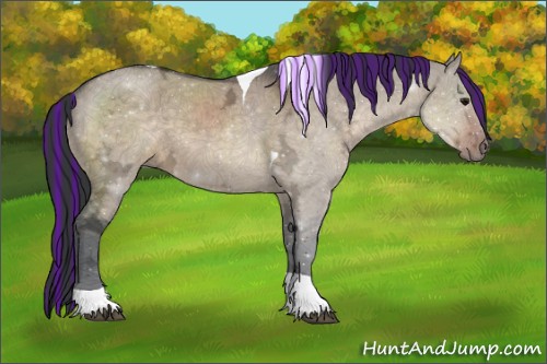 Horse Color:Painted Brown Ice Dun Tobiano 