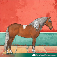 Horse Color:Silver Bay Tobiano 