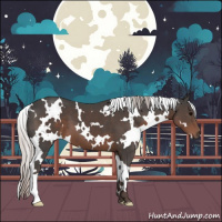 Horse Color:White Spotted Silver Black 