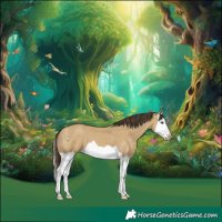 Horse Color:Classic Cream Champagne Dun Splash