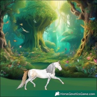 Horse Color:Smoky Grullo Pearl Sabino Tobiano Rabicano 