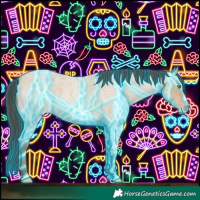 Horse Color:Thunderstruck Amber Champagne Roan 