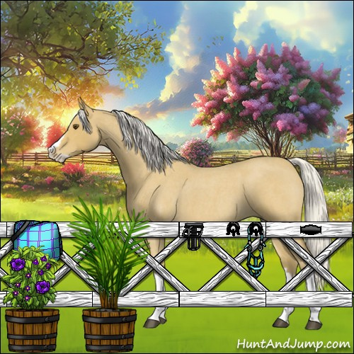 Horse Color:Silver Buckskin Roan Splash 