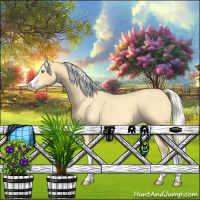 Horse Color:Silver Amber Cream Champagne Roan Splash 
