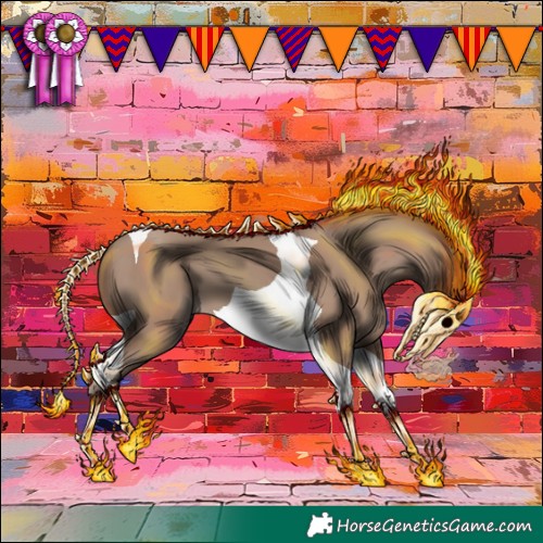 Horse Color:Classic Champagne Tobiano 