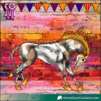 Horse Color:Classic Champagne Tobiano 