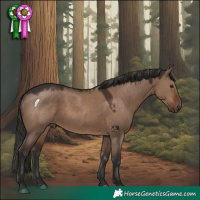 Horse Color:Liver Red Dun 