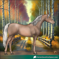 Horse Color:Liver Chestnut Pearl Mushroom 