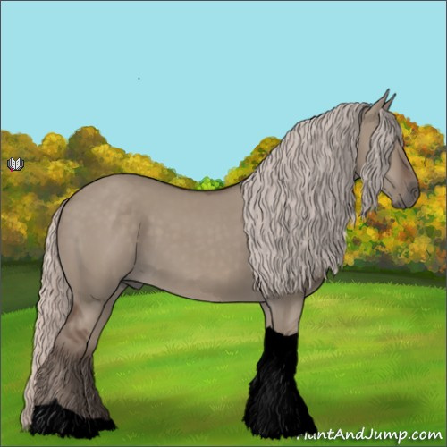 Horse Color:Void Silver Grullo Tobiano 