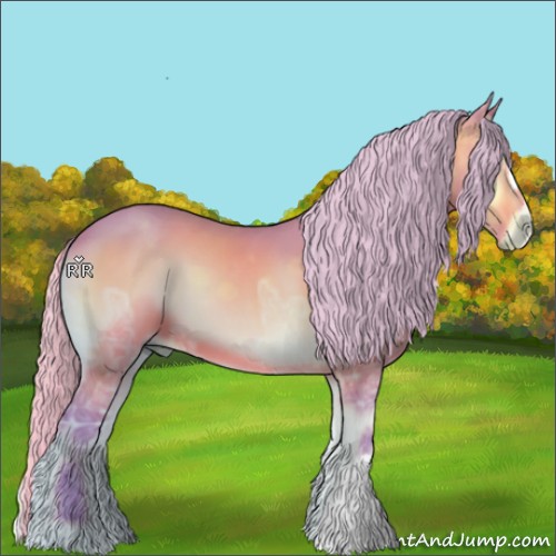 Horse Color:Watercolor Silver Brown Ice Onyx 