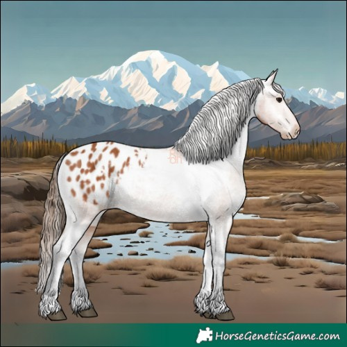 Horse Color:Bay Appaloosa