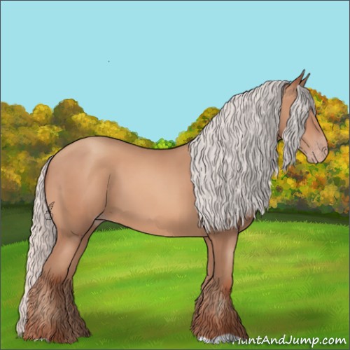 Horse Color:Silver Amber Champagne
